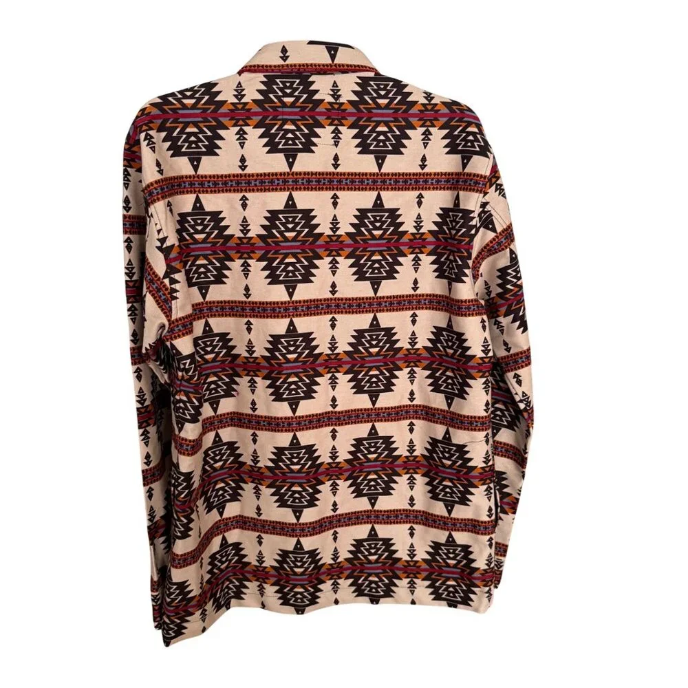 Nomad Aztec Print Long-Sleeve Shacket NWT - Picture 4 of 5